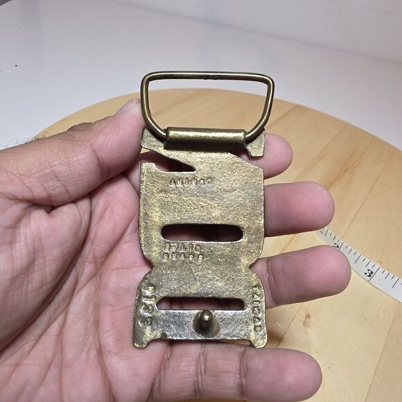 Vintage Aminco 1970s Solid Brass Name "DON" Belt Buckle Made In Taiwan #133 - Picture 6 of 12